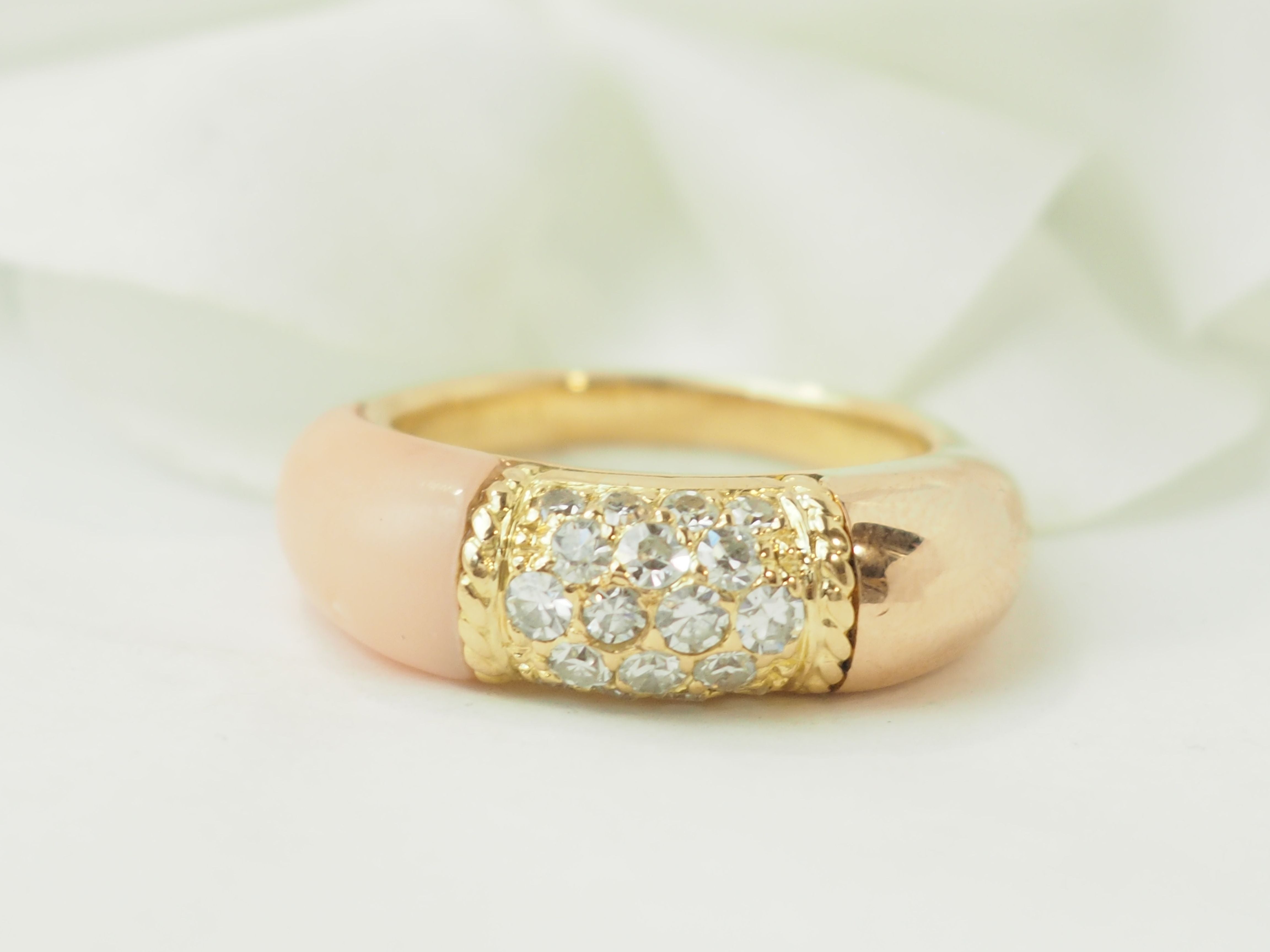 Bague Van Cleef et Arpels en or jaune et diamants