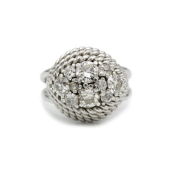 Bague - Platine & Diamants