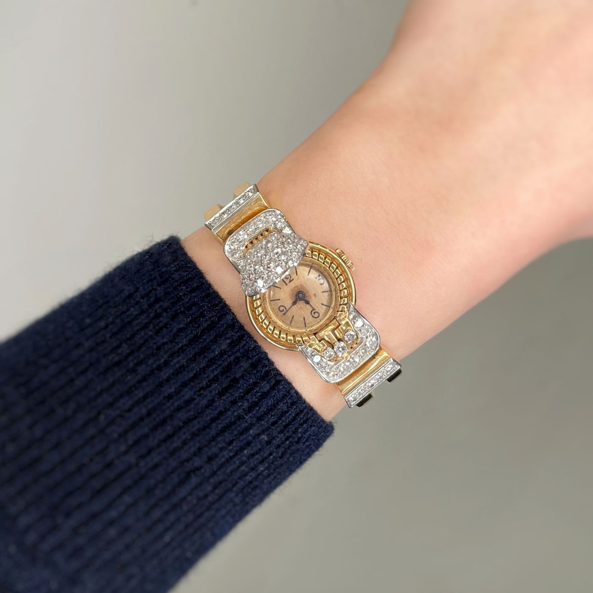 1950s Bracelet - Gold, Platinum &amp; diamonds