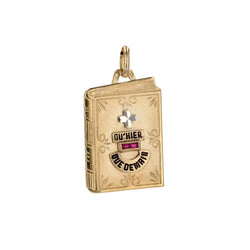 Médaille Amour Augis Plus Hier Moins Demain en or livre - Castafiore