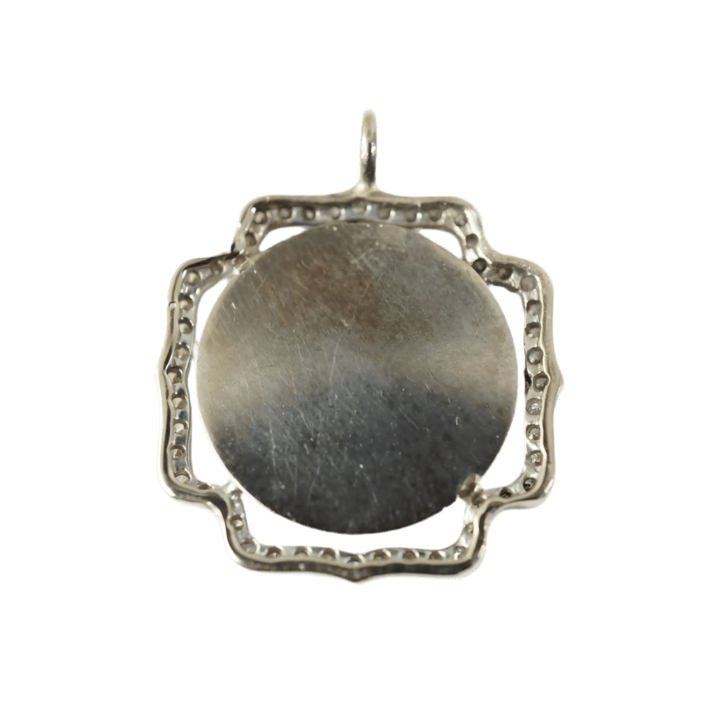 Médaille AUGIS en or blanc, rubis et diamants - Castafiore