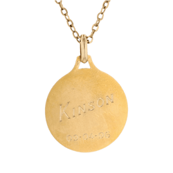 Médaille AUGIS en or jaune - Castafiore