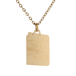 Médaille AUGIS en or jaune, émail et rubis - Castafiore