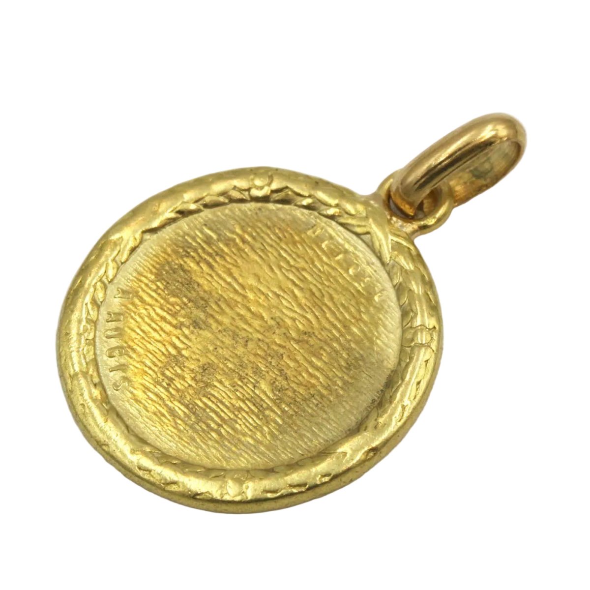 Médaille AUGIS en or jaune, rubis et diamants - Castafiore