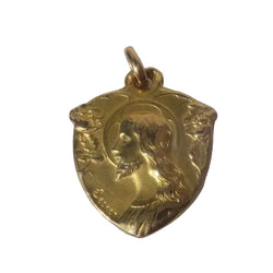 Médaille BECKER Art Nouveau en or jaune - Castafiore
