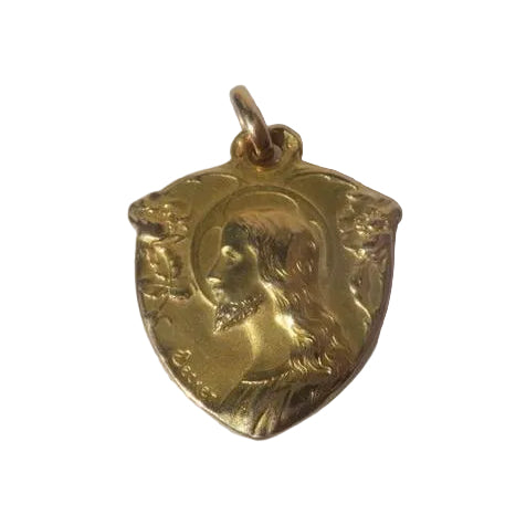 Médaille BECKER Art Nouveau en or jaune - Castafiore