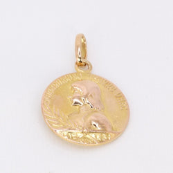 Médaille bienheureuse Jeanne d'Arc or jaune - Castafiore