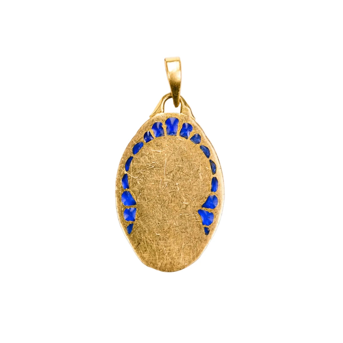 Médaille DROPSY en or jaune et émail - Castafiore