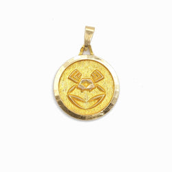 Médaille du signe du Zodiaque "Cancer" or 18k - Castafiore