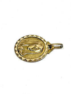Médaille en or champagne de la vierge - Castafiore