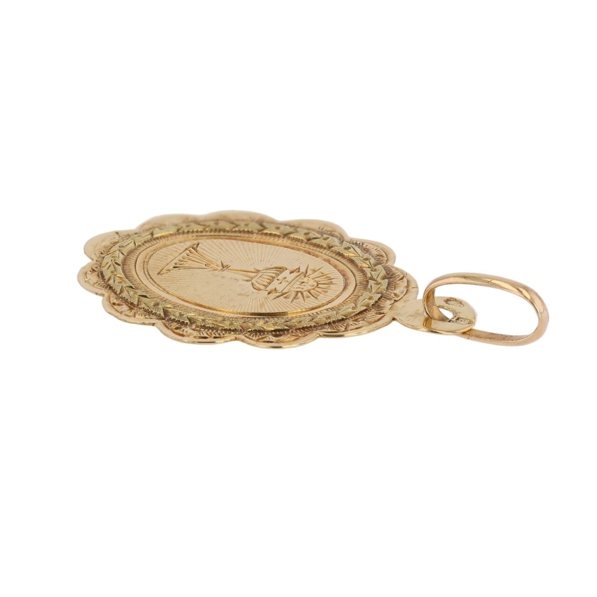 Médaille en or jaune - Castafiore