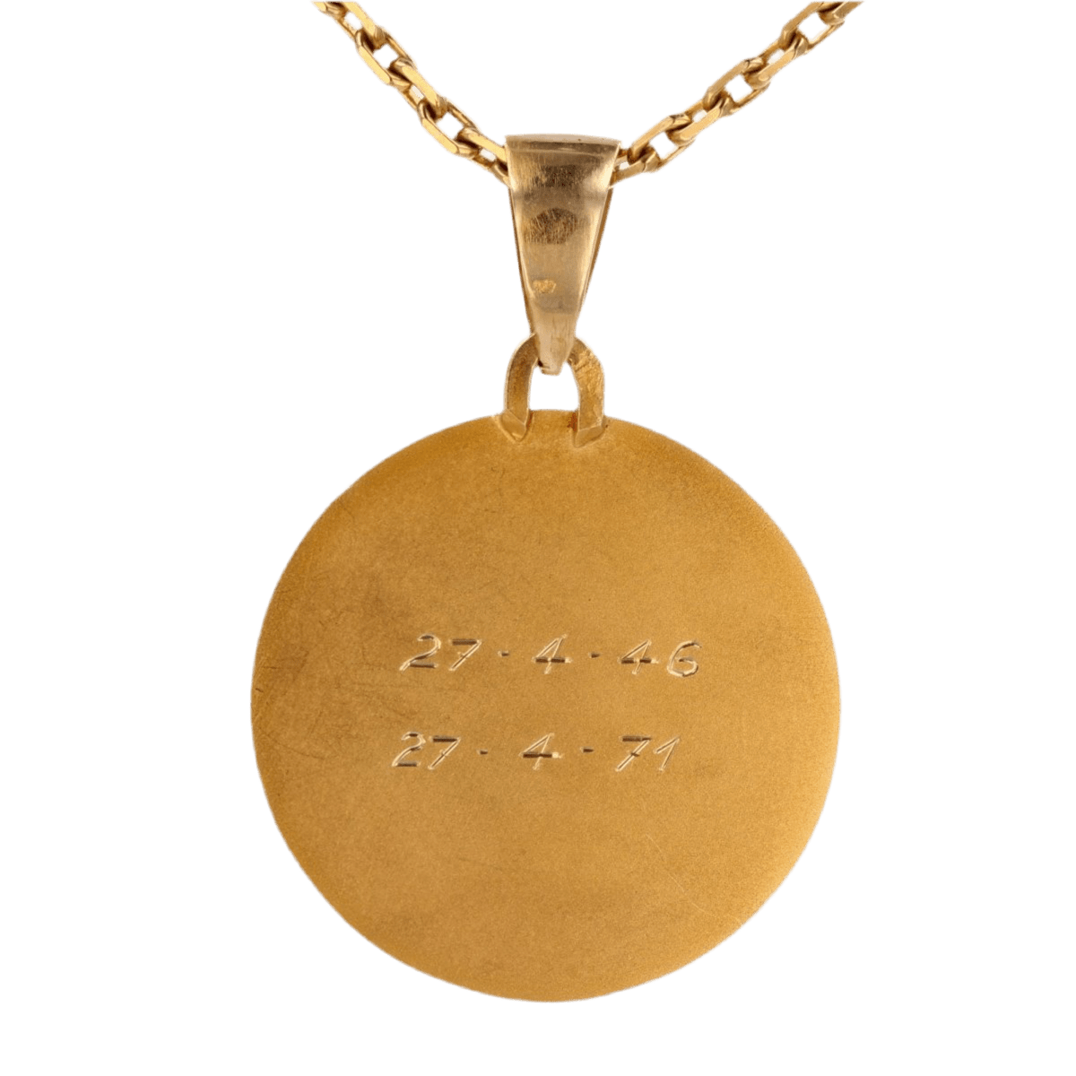 Médaille en or jaune - Castafiore