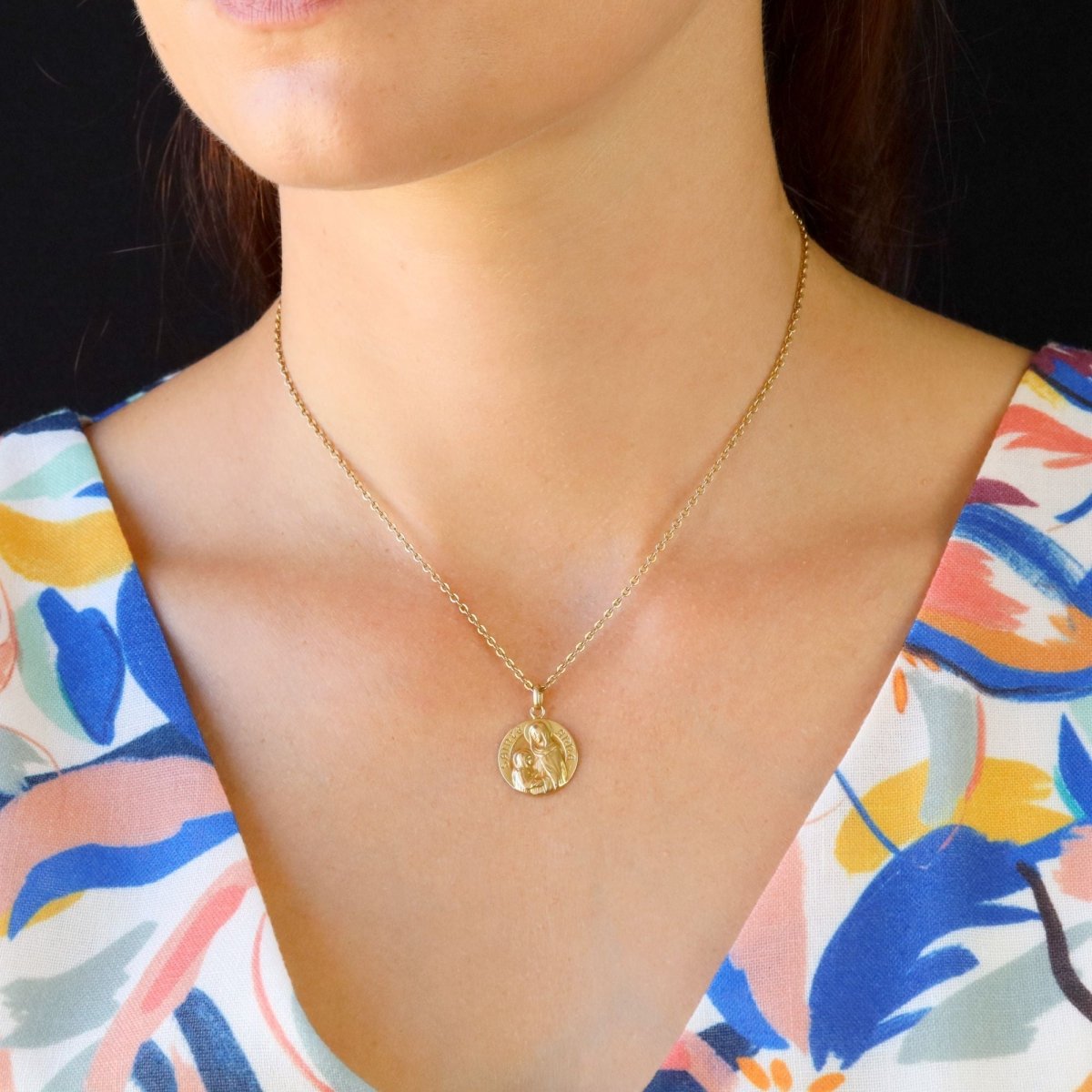 Médaille en or jaune - Castafiore