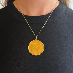 Médaille en or jaune - Castafiore