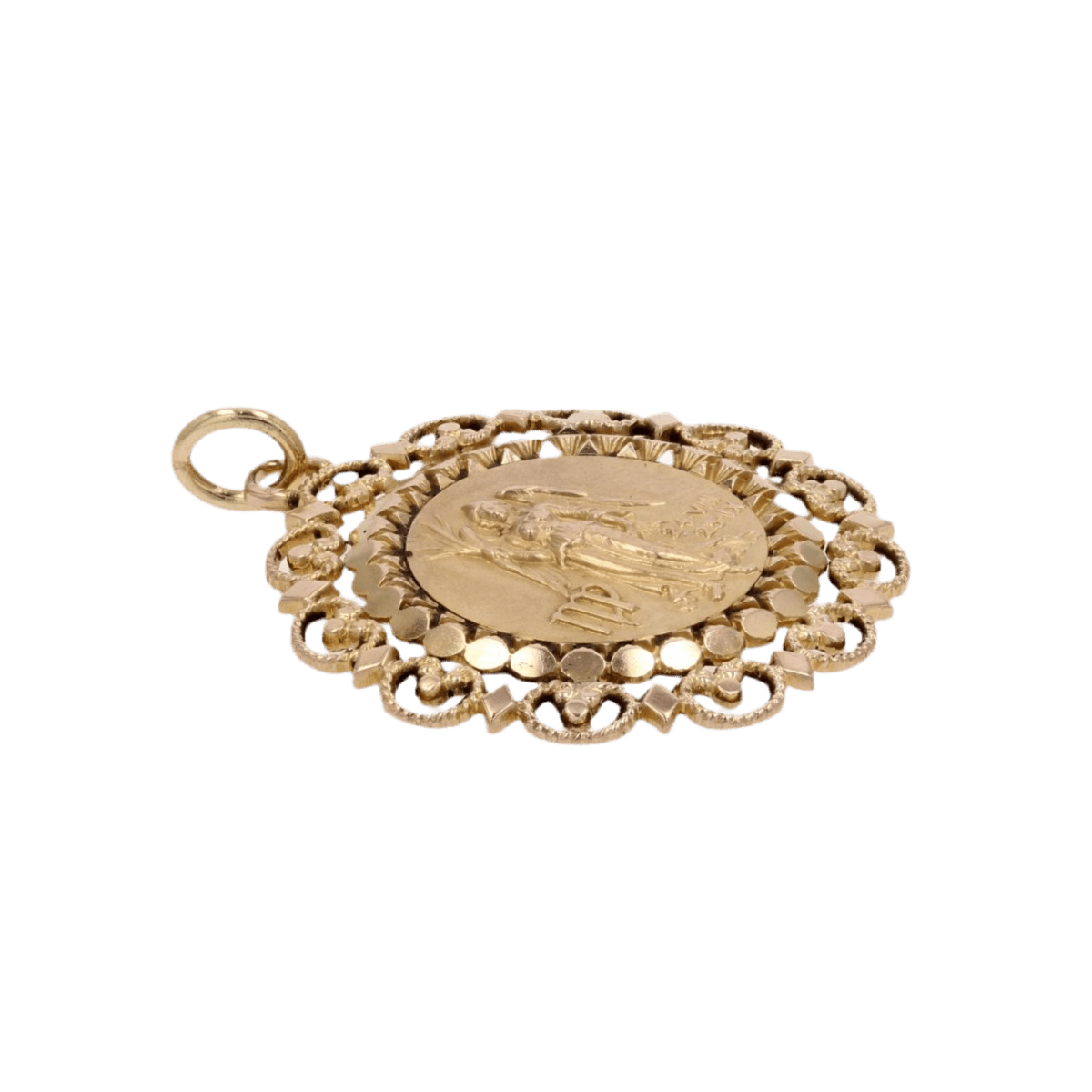 Médaille en or jaune - Castafiore