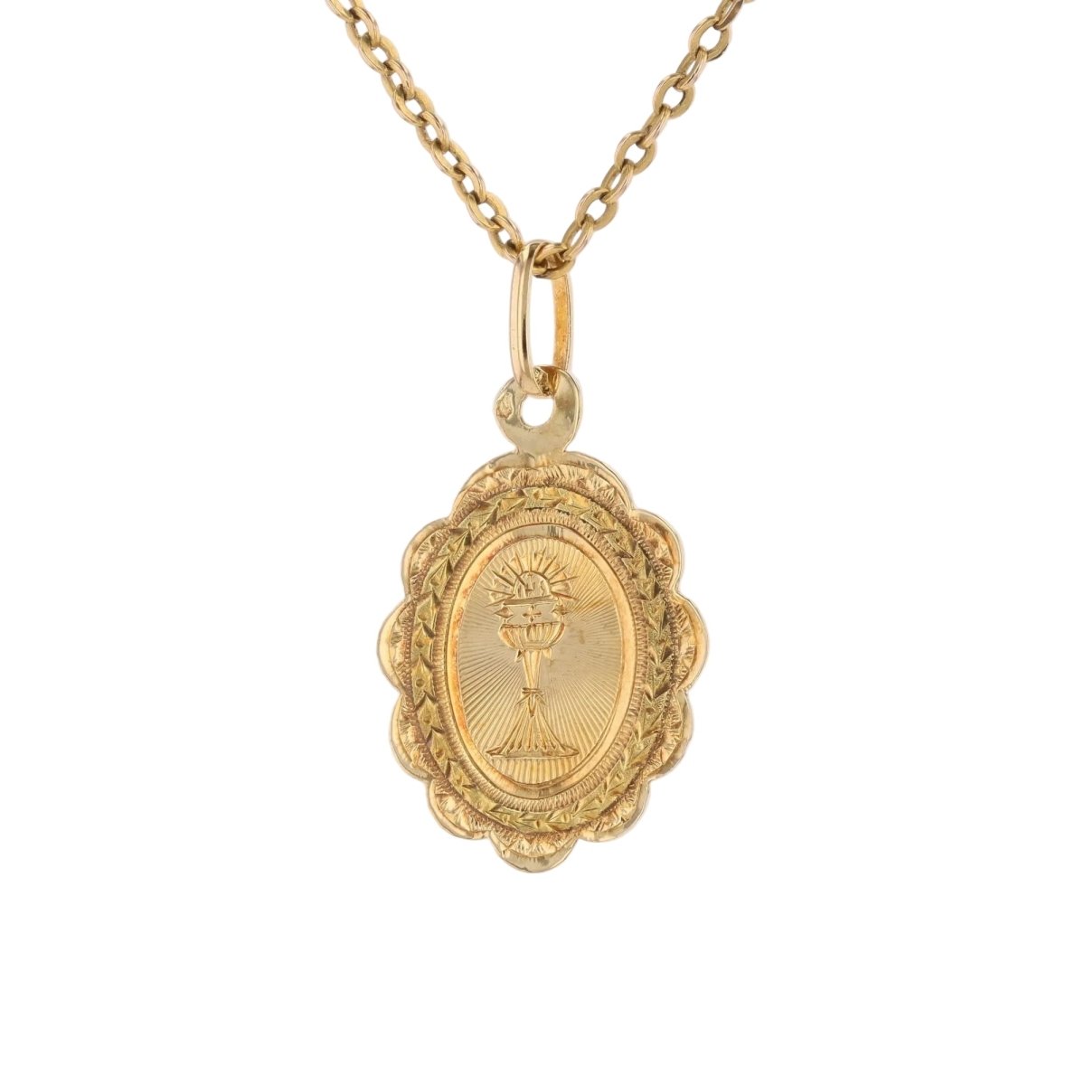 Médaille en or jaune - Castafiore