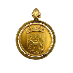 Médaille en or jaune - Castafiore