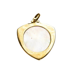 Médaille en or jaune et nacre - Castafiore