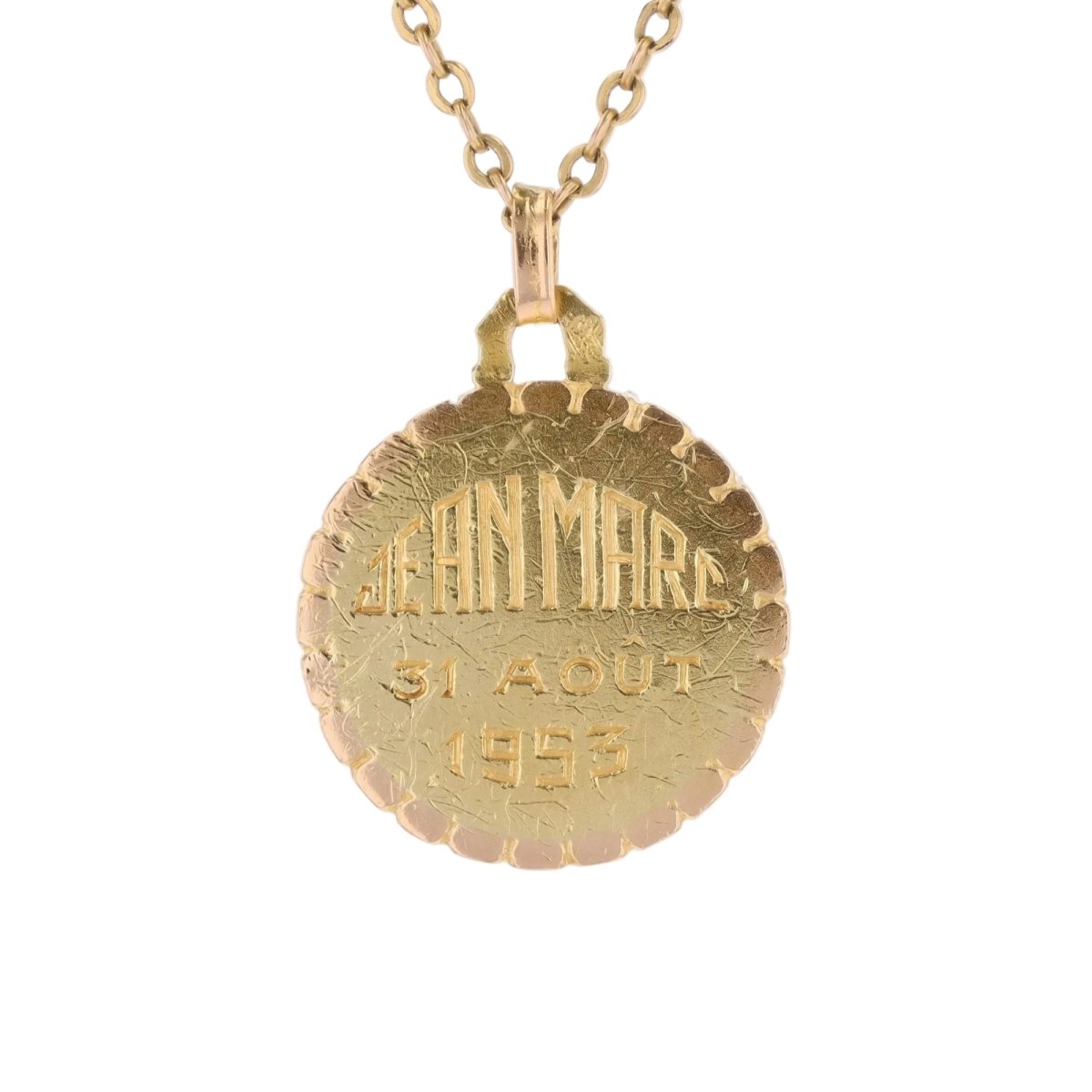 Médaille en or jaune et or rose - Castafiore