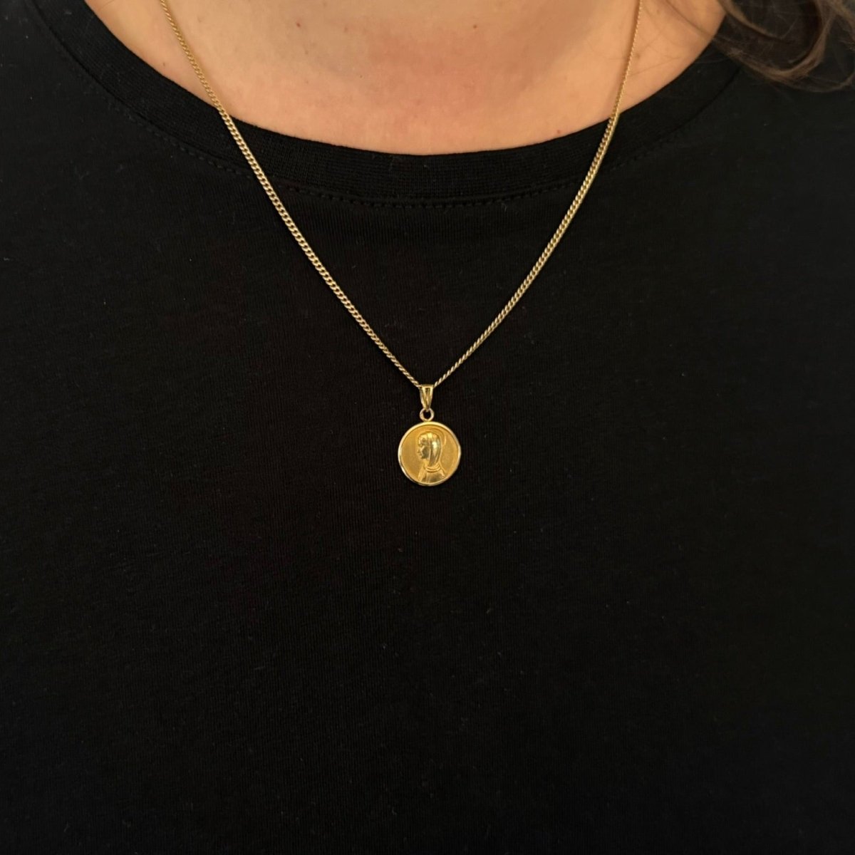 Médaille en or jaune et or rose - Castafiore