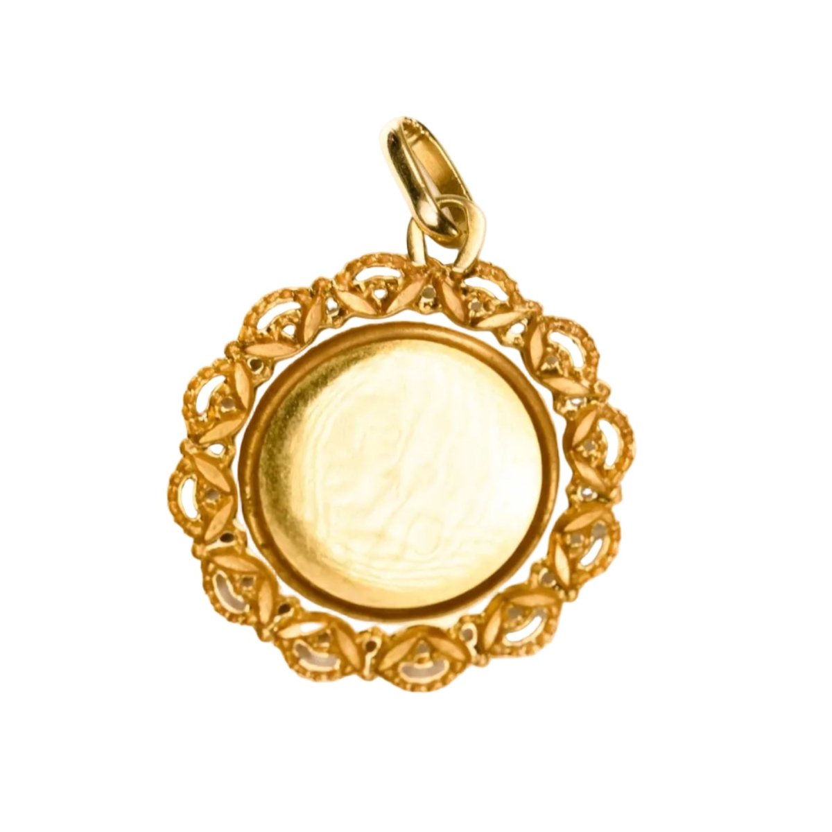 Médaille en or jaune et rubis - Castafiore