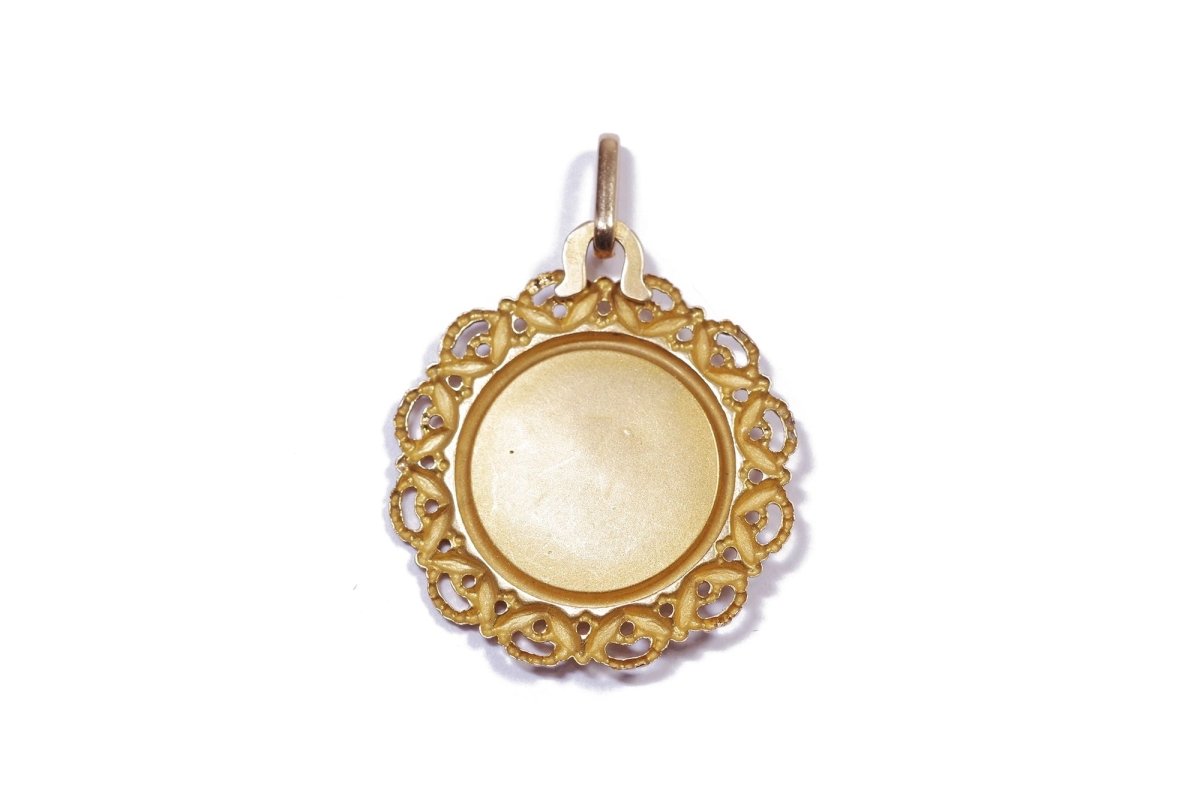 Médaille Étoile d’Amour vintage en or - Castafiore