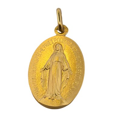 Médaille Miraculeuse en or jaune - Castafiore