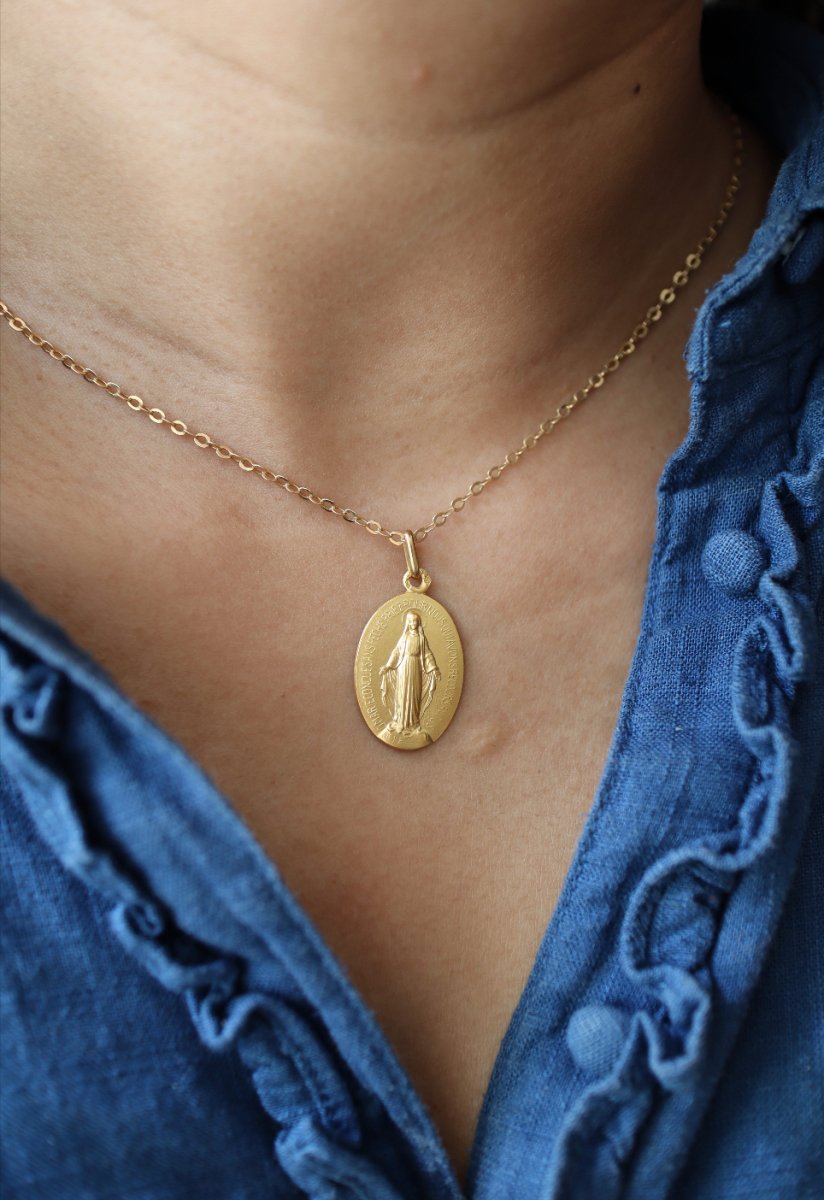 Médaille Miraculeuse en or jaune - Castafiore