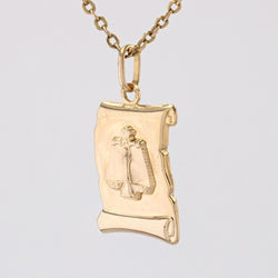 Médaille or jaune signe Balance - Castafiore