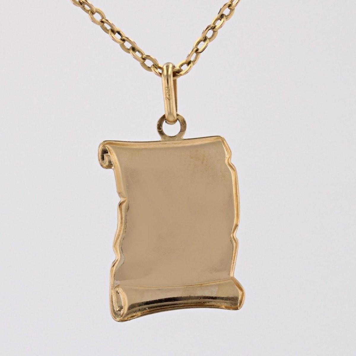 Médaille or jaune signe Balance - Castafiore