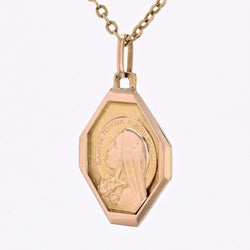 Médaille or rose Sainte Thérèse - Castafiore