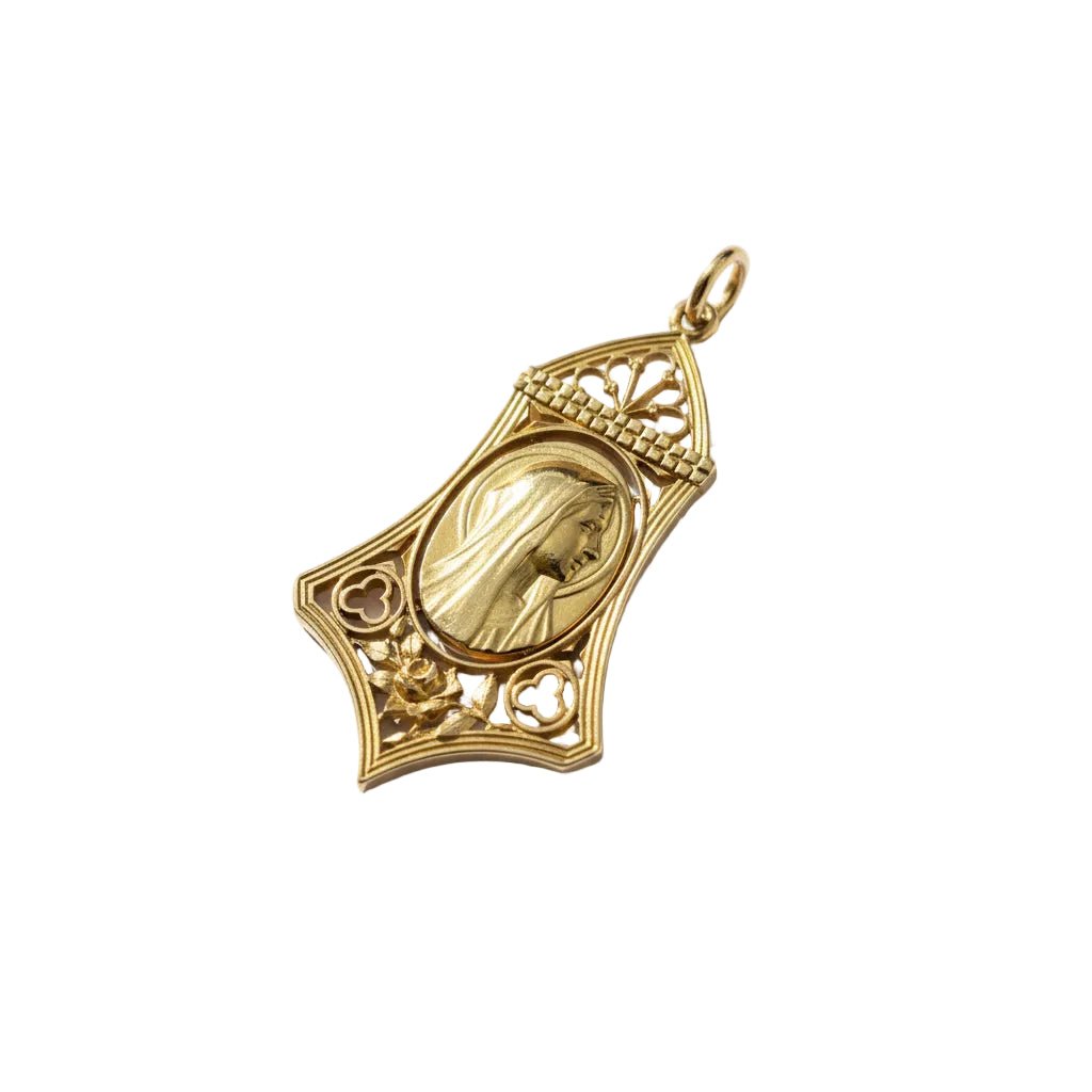 Médaille PL DASSET en or jaune - Castafiore