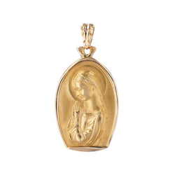 Médaille vierge auréolée en or - Castafiore