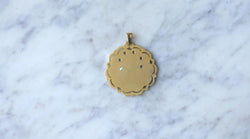 Médaille Vierge Marie Damants Or Jaune - Castafiore