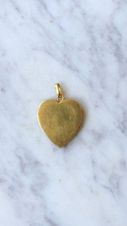 Médaillon cœur ouvrant en or, diamants, et perles - Castafiore