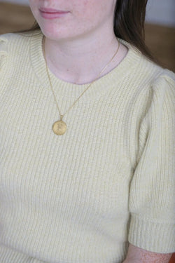 Médaillon Ouvrant Guirlande Or jaune - Castafiore