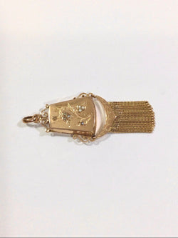 Médaillon Photo En Or Art Nouveau - Castafiore