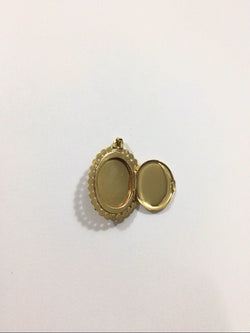 Médaillon Photo Or Et Perle - Castafiore