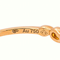 Mellerio Bague Anneau Indra Rose Or rose Saphir - Castafiore