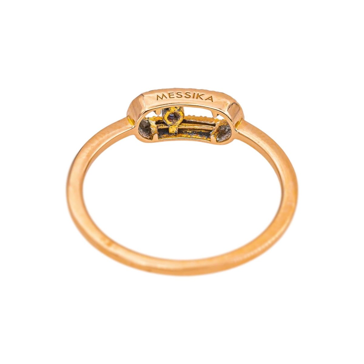 Messika Bague Move Uno Or rose Diamant - Castafiore