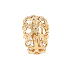 Mono boucle d'oreille Clip en or jaune - Castafiore