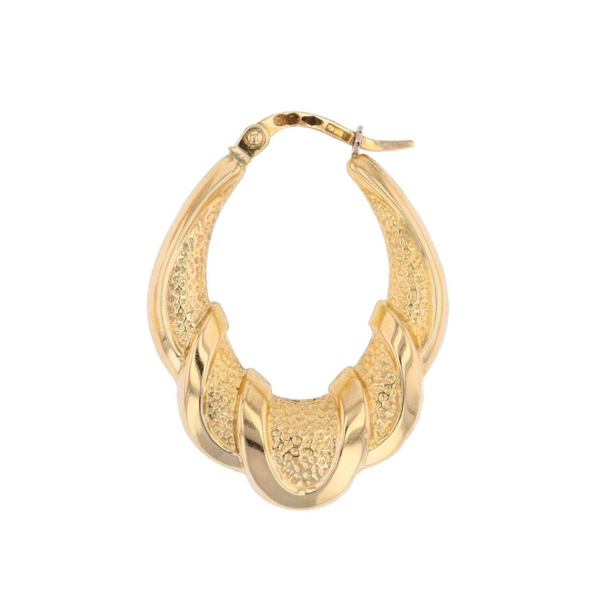 Mono boucle d'oreille Créole en or jaune - Castafiore