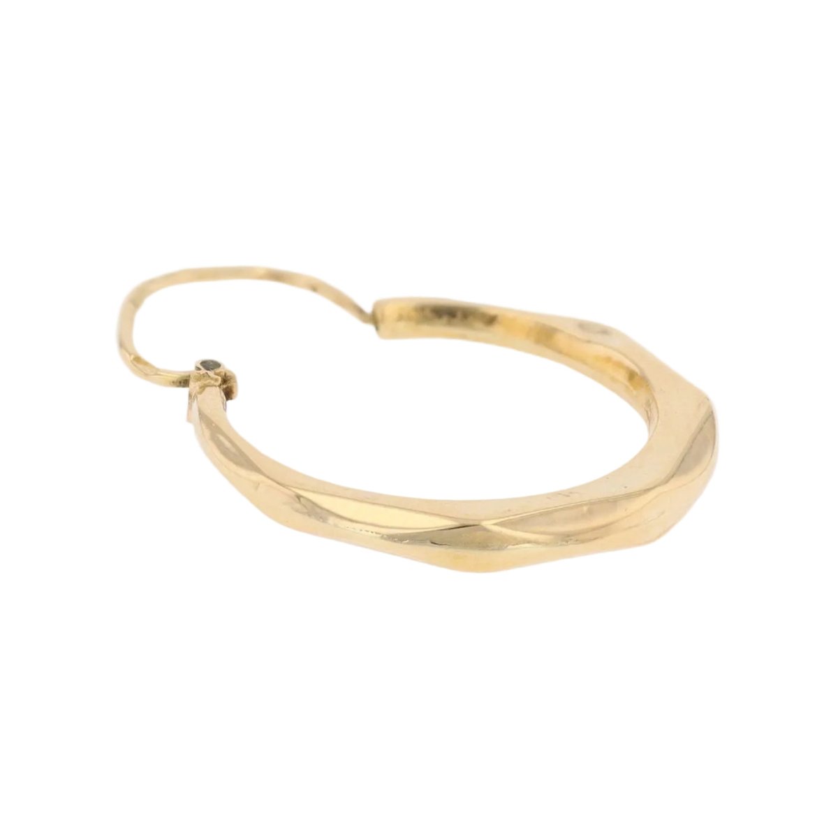 Mono boucle d'oreille Créole en or jaune - Castafiore