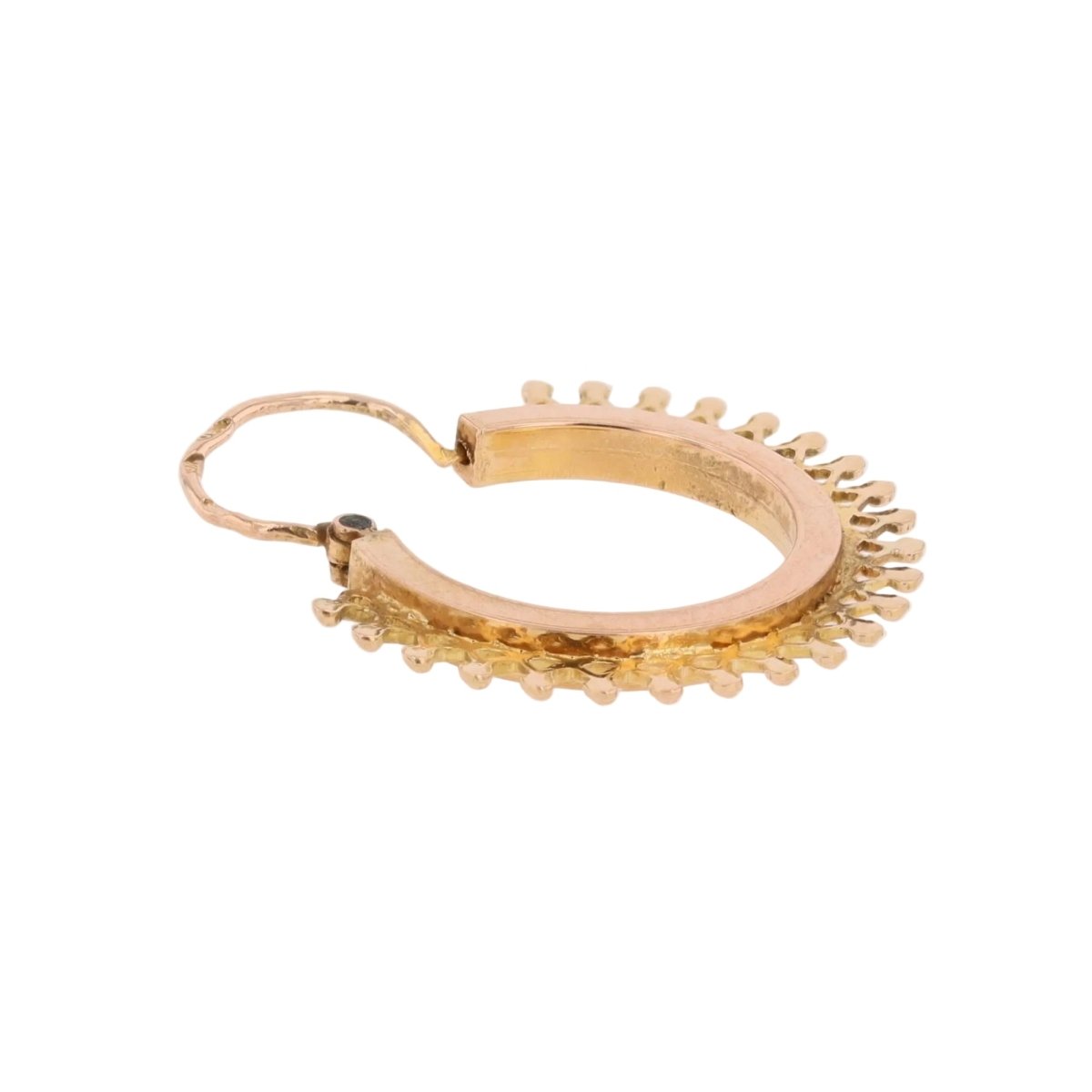 Mono boucle d'oreille Créole en or rose - Castafiore