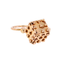 Mono boucle d'oreille Dormeuse en or rose - Castafiore