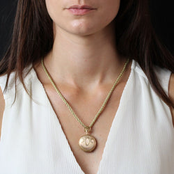 Montre ANCIENNE De col en or rose - Castafiore