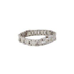 Montre Art Déco diamants platine - Castafiore