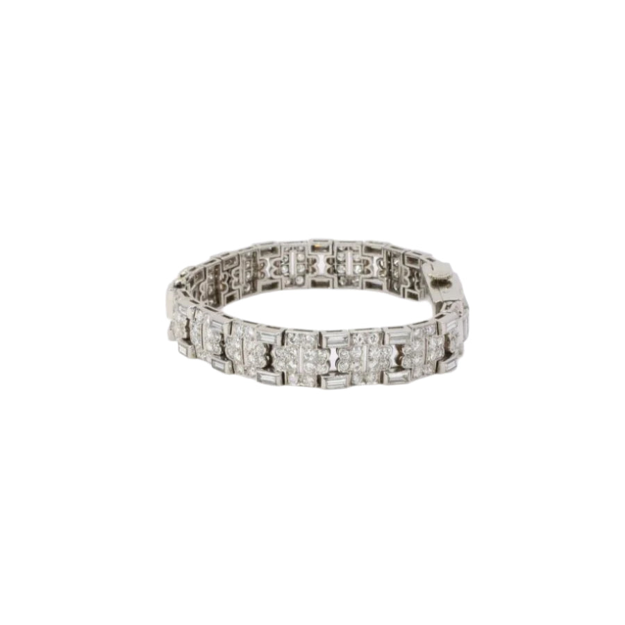 Montre Art Déco diamants platine - Castafiore