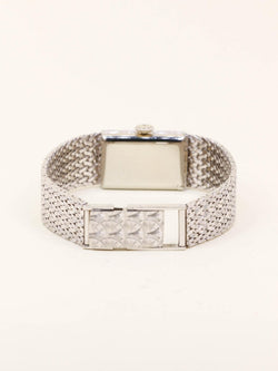 Montre Art Déco or blanc diamants - Castafiore