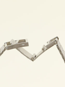 Montre Art Déco or blanc diamants - Castafiore